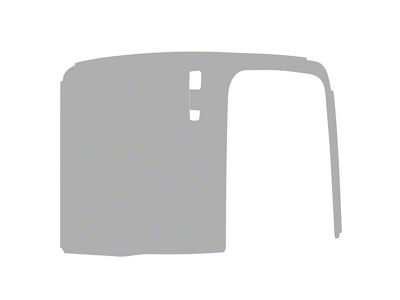 Paint Protection PPF Pre-Cut Kit; Full Rear Passenger Side Door; Gloss (21-24 RAM 1500 TRX)