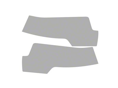 Paint Protection PPF Pre-Cut Kit; Mirrors; Gloss (19-25 RAM 1500 Big Horn, Lonestar & Tradesman Crew Cab)