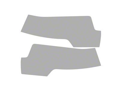 Paint Protection PPF Pre-Cut Kit; Mirrors; Gloss (19-25 RAM 1500 Big Horn, Lonestar & Tradesman Quad Cab)
