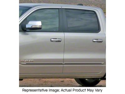 Painted Body Side Molding with Black Insert; Delmonico Velvet Red Pearl (19-24 RAM 1500 Crew Cab)