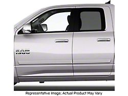 Painted Body Side Molding; Diamond Black Crystal Pearl (09-18 RAM 1500 Quad Cab)