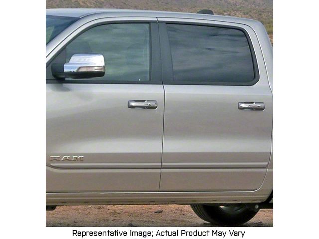 Painted Body Side Molding; Patriot Blue Pearl II (19-24 RAM 1500 Crew Cab)