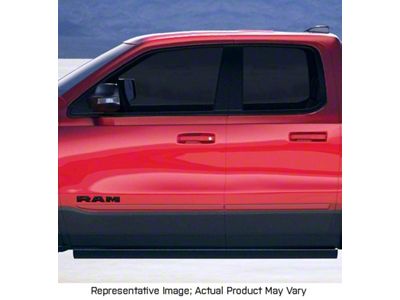 Painted Body Side Molding; Patriot Blue Pearl II (19-24 RAM 1500 Quad Cab)