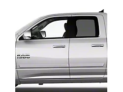 Painted Body Side Molding; Pearl White (09-18 RAM 1500 Quad Cab)