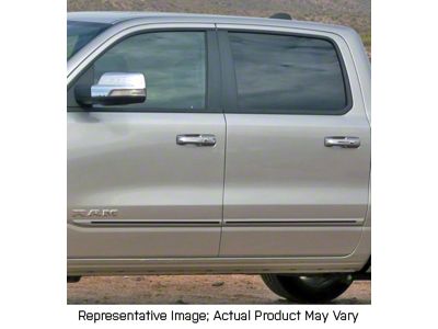 Painted Body Side Molding with Red Insert; Delmonico Velvet Red Pearl (19-25 RAM 1500 Crew Cab)