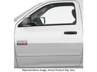 Painted Body Side Molding; Silver (09-18 RAM 1500 Regular Cab)