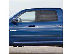 Painted Body Side Molding with Black Insert; Pearl White (09-18 RAM 1500 Crew Cab)