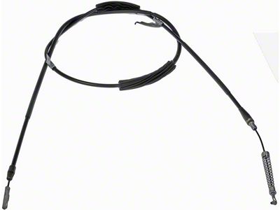 Parking Brake Cable; Rear Passenger Side (09-18 RAM 1500)