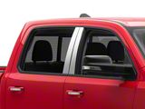 Pillar Post Trim; Stainless Steel (19-26 RAM 1500 Crew Cab)