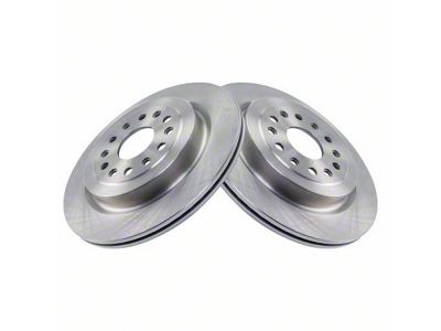 Plain Vented 5-Lug Rotors; Rear Pair (19-25 RAM 1500)