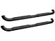 Platinum 4-Inch Oval Side Step Bars; Black (06-08 RAM 1500 Mega Cab)