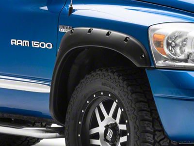 Pocket Style Fender Flares; Smooth (02-08 RAM 1500)