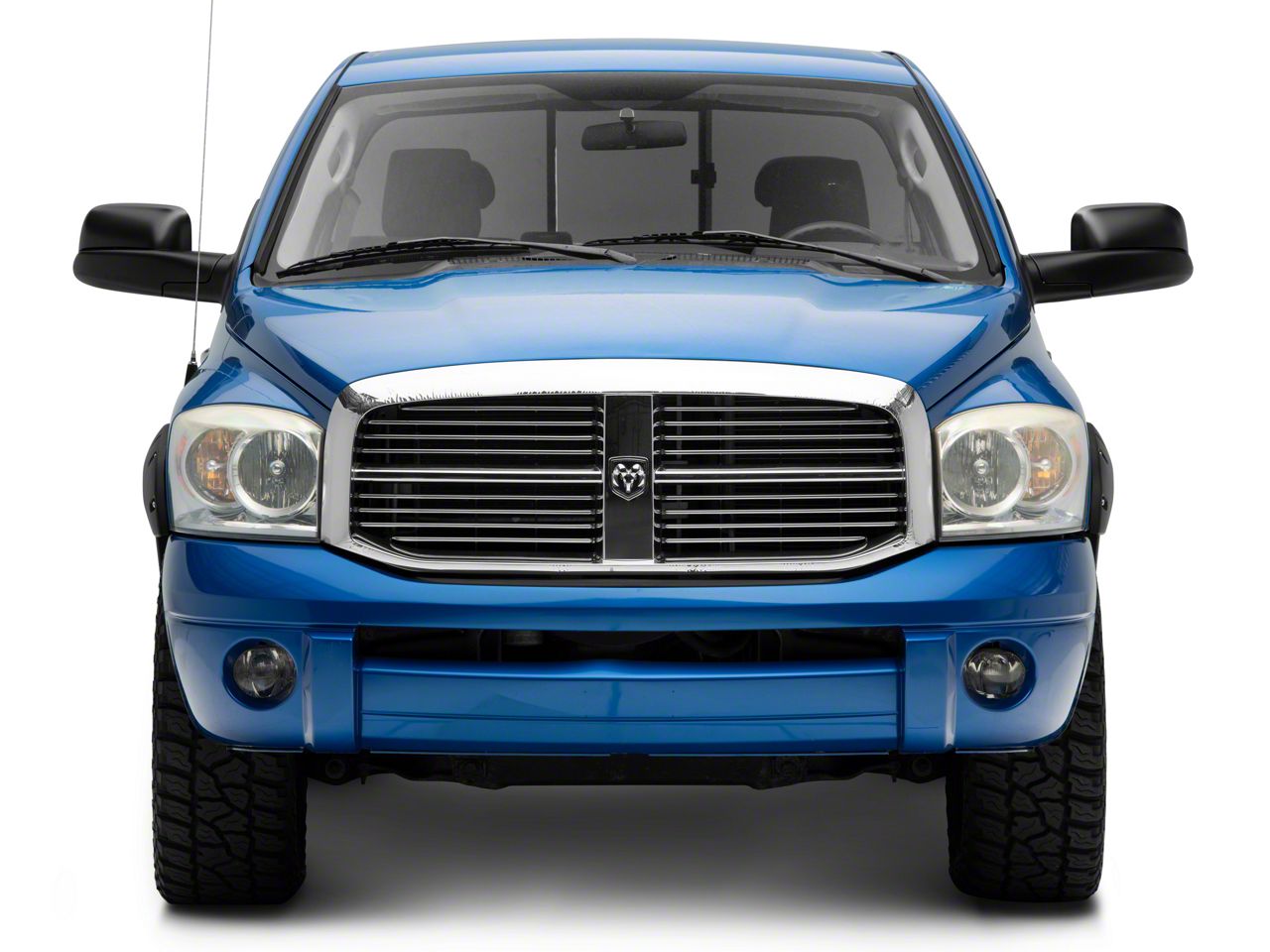 Carpartsinnovate Pocket Style Fender Flares For 02-08 Ram 1500 / 03-09 Ram 2500 3500 – Bolt-On, Black