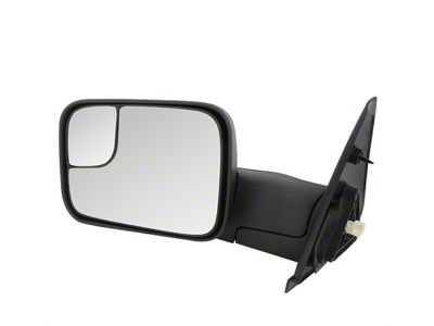Powered Heated Manual Extended Mirror; Driver Side (02-08 RAM 1500)