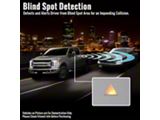 Powered Heated Manual Fold Mirror with BSD, Puddle Light and Turn Signal; Chrome; Driver Side (19-26 RAM 1500)