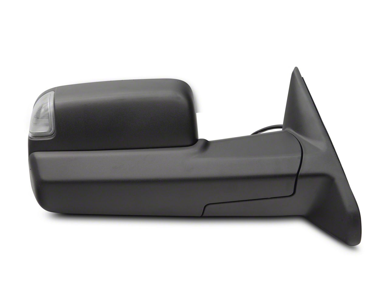 LH Driver Manual Door Mirror Heated 55372067AD Fits 09 - 12 DODGE RAM 1500