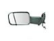 Powered Heated Memory Power Folding Towing Mirror with Chrome Cap; Driver Side (13-18 RAM 1500)