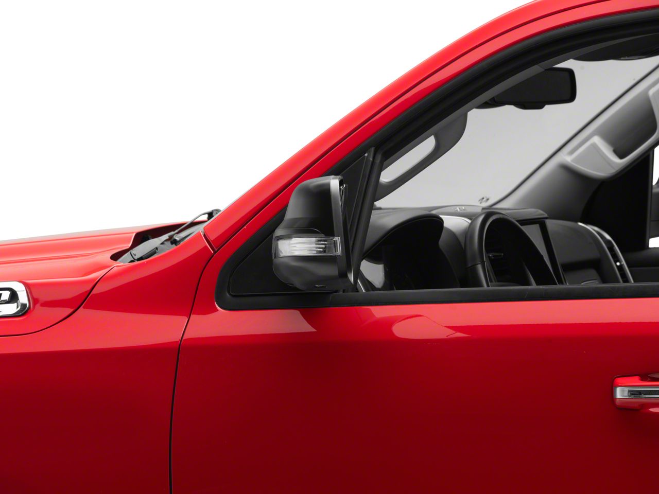 thumbnail image 2 of LH Power Heated Mirror For 2019-2022 Ram 1500 – Power Fold, Blind Spot, Chrome 2 of 3
