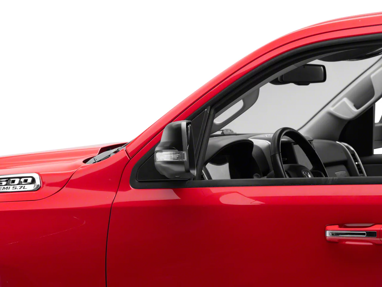 Mirror For 2019-22 Ram 1500 RH Power Heated Power Fold With Blind Spot Textured - Foto 5