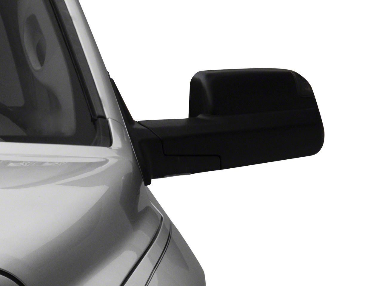 Pair Of Powered & Heated Towing Mirrors For 09-16 Dodge Ram - Smoked LED Lights Included