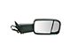 Powered Heated Towing Mirror with Puddle Light; Textured Black; Passenger Side (2012 RAM 1500)