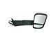 Powered Heated Towing Mirror with Puddle Light; Textured Black; Passenger Side (2012 RAM 1500)