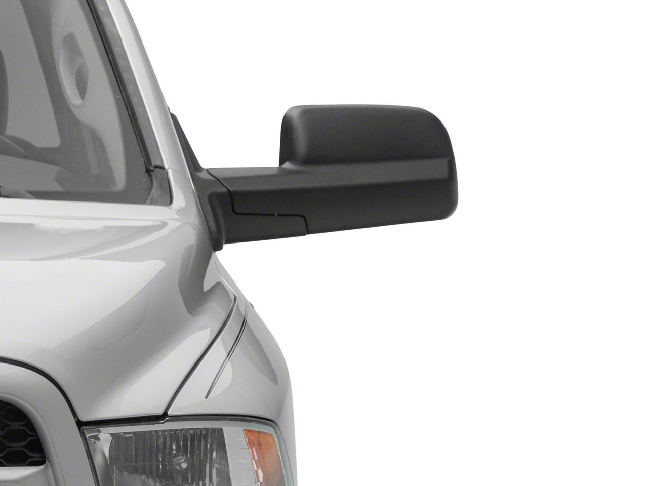 Power Heated Tow Mirrors With Temp Sensor & LED Turn Signal For Dodge Ram 1500 2009-2018 – Pair (Left & Right) – Fitmotor 50701M91302W-C5