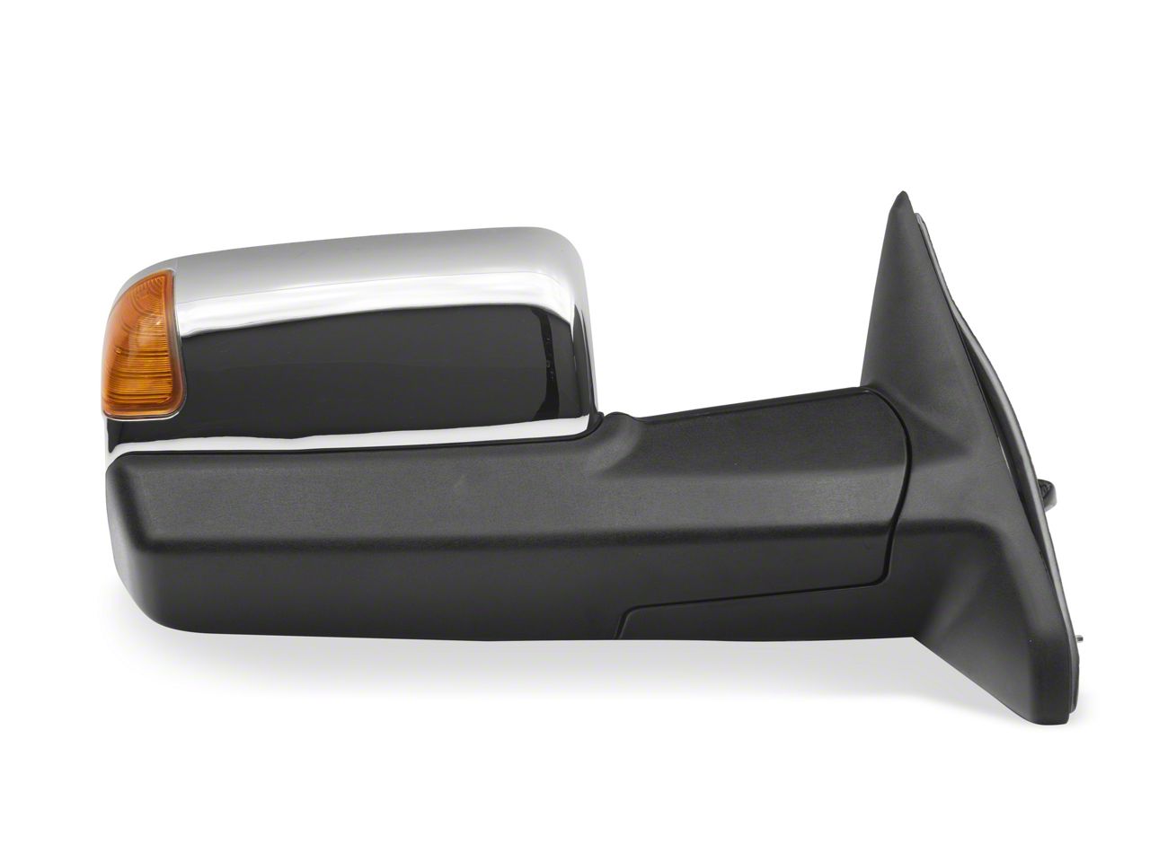 DNA Motoring Powered Tow Mirror With Heat & LED Signal - Right/Passenger Side For 2009-2016 Dodge Ram (Smoked)