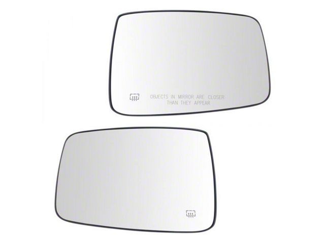 Powered Mirror Glass; Driver and Passenger Side (10-18 RAM 1500)