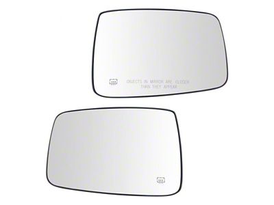 Powered Mirror Glass; Driver and Passenger Side (10-18 RAM 1500)