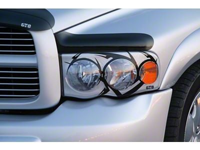 Pro-Beam Headlight Covers; Tribal Look (02-05 RAM 1500)