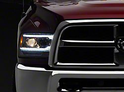 Pro-Series 5th Gen 2500 G2 Style Projector Headlights; Chrome Housing; Clear Lens (13-18 RAM 1500 w/ Factory Halogen Projector Headlights)