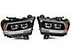 PRO-Series MK2 2500 Style Halogen Projector Headlights; Black Housing; Clear Lens (19-24 RAM 1500 w/ Factory Halogen Headlights)