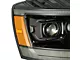 PRO-Series Projector Headlights; Alpha Black Housing; Clear Lens (06-08 RAM 1500)