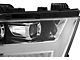 PRO-Series Projector Headlights; Chrome Housing; Clear Lens (19-24 RAM 1500 w/ Factory LED Headlights)