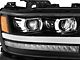 PRO-Series Projector Headlights; Jet Black Housing; Clear Lens (19-24 RAM 1500 w/ Factory LED Headlights)