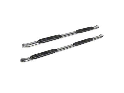 Pro Traxx 4-Inch Oval Side Step Bars; Stainless Steel (19-24 RAM 1500 Crew Cab)