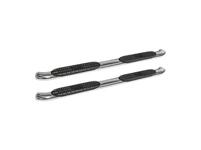 Pro Traxx 4-Inch Oval Side Step Bars; Stainless Steel (19-25 RAM 1500 Quad Cab)