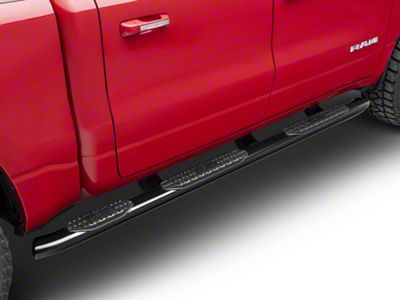Westin Pro Traxx 5-Inch Wheel-to-Wheel Oval Side Step Bars; Black (19-25 RAM 1500 Crew Cab)
