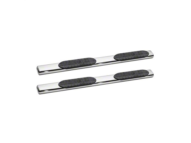 Pro Traxx 6-Inch Oval Side Step Bars; Stainless Steel (19-23 RAM 1500 Crew Cab)