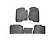 Profile Front and Second Row Floor Liners; Black (19-23 RAM 1500 Crew Cab)