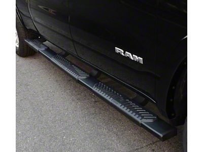 Westin R5 M-Series Wheel-to-Wheel Nerf Side Step Bars; Black (19-24 RAM 1500 Crew Cab)