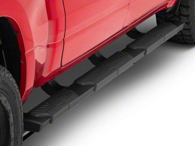 Westin R5 M-Series Wheel-to-Wheel Nerf Side Step Bars; Black (19-24 RAM 1500 Crew Cab)