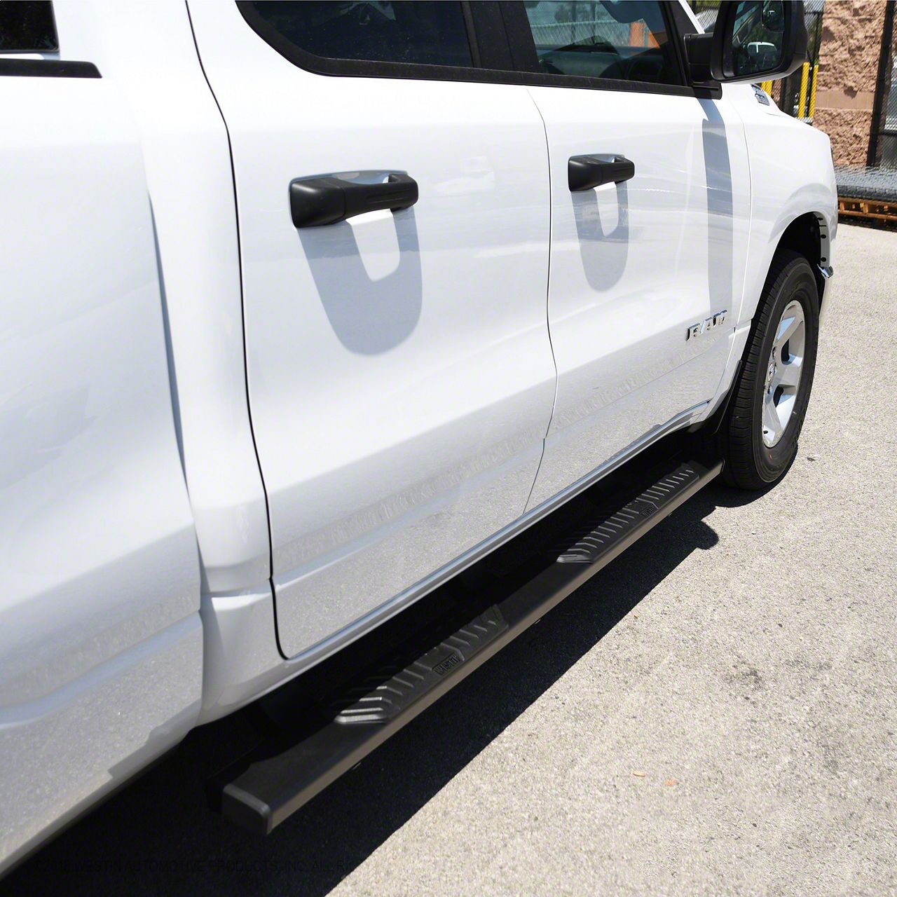 Netuera 6" Black Running Boards For 2009-2018 Ram 1500 Quad Cab & 2019-2022 Classic - View #2