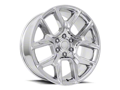 RAM 1500 Replica Chrome 6-Lug Wheel; 24x10; 15mm Offset (19-25 RAM 1500)