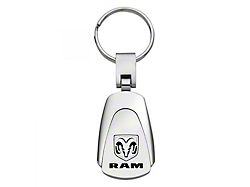 RAM Teardrop Key Fob; Chrome