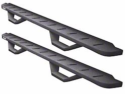 Go Rhino RB10 Running Boards with Drop Steps; Protective Bedliner Coating (19-26 RAM 1500 Quad Cab)