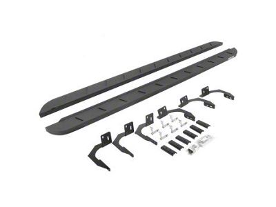 Go Rhino RB10 Slim Running Boards; Protective Bedliner Coating (09-14 RAM 1500 Quad Cab)