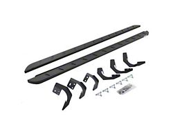 Go Rhino RB10 Slim Running Boards; Textured Black (15-18 RAM 1500 Quad Cab)