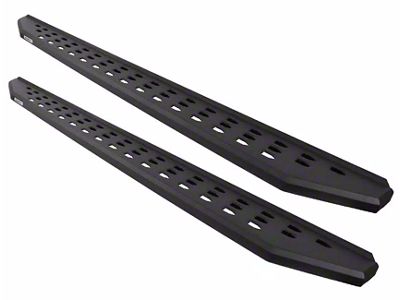 Go Rhino RB20 Running Boards; Textured Black (19-24 RAM 1500 Quad Cab)